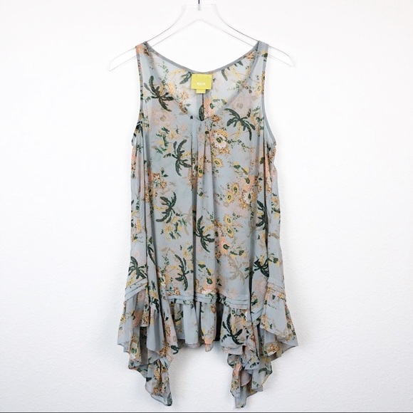 NWOT Maeve Magda Floral Tunic - Picture 3 of 5